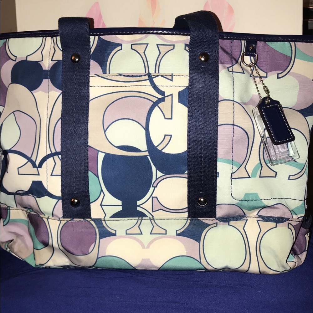 Pre loved poppy coach bag rare